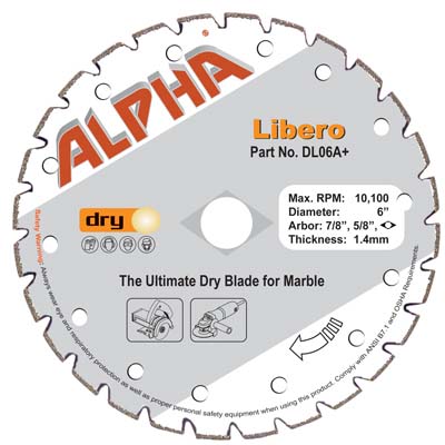 ALPHA LIBERO 5" MARBLE TURBO BLADE