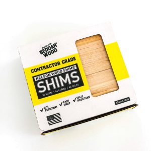 Contractor Grade Carton 84 Count – 8 Inch Beddar Wood Shims